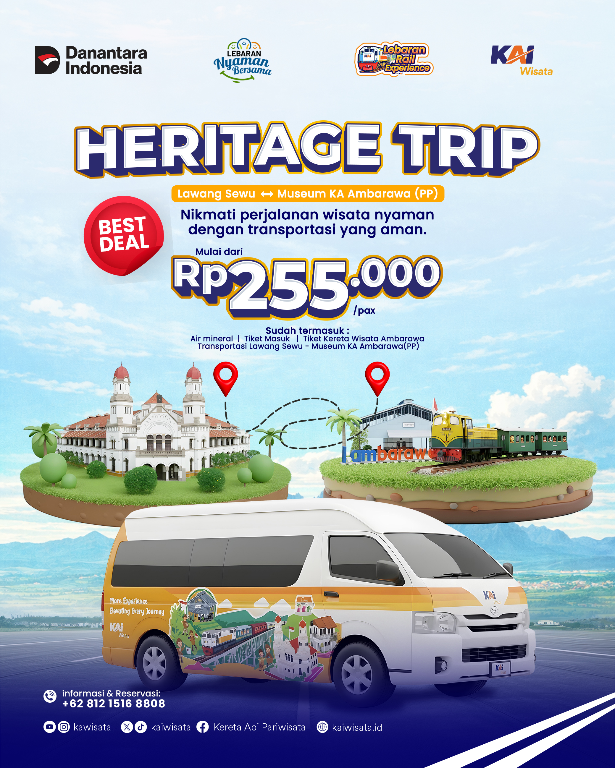 Shuttle Hiace Ambarawa - Lawang Sewu 2026